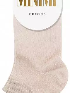 Однотонные носки из эластичного хлопка Minimi JSMINI COTONE 1201 (5 пар) beige min